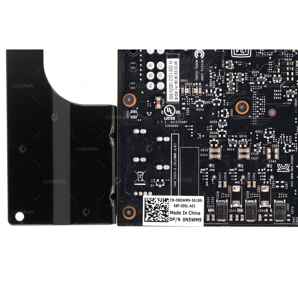 N5WM9  DELL NVIDIA QUADRO K6000 12GB GDDR5 PCIE 3.0 X16 GPU GRAPHICS ACCELERATOR FOR R7910 R730